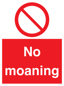 No Moaning